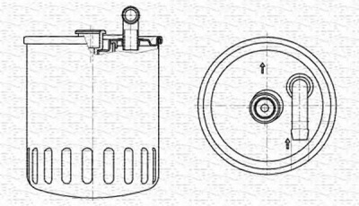 MAGNETI MARELLI 213908510000 -  Топливный фильтр